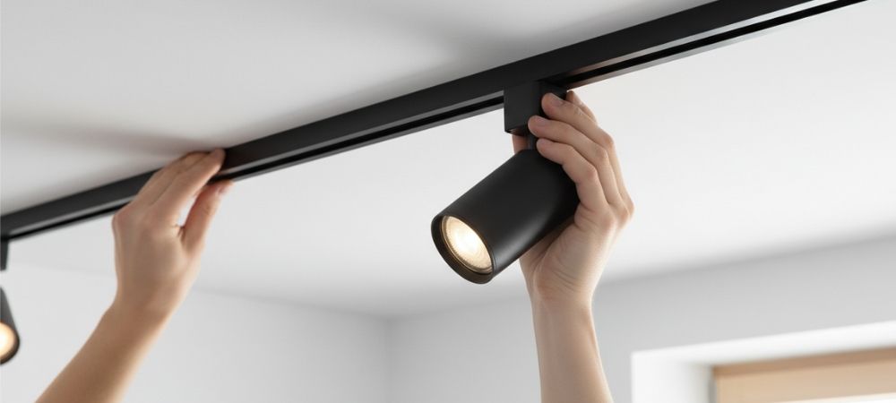 1-fase railverlichting installeren