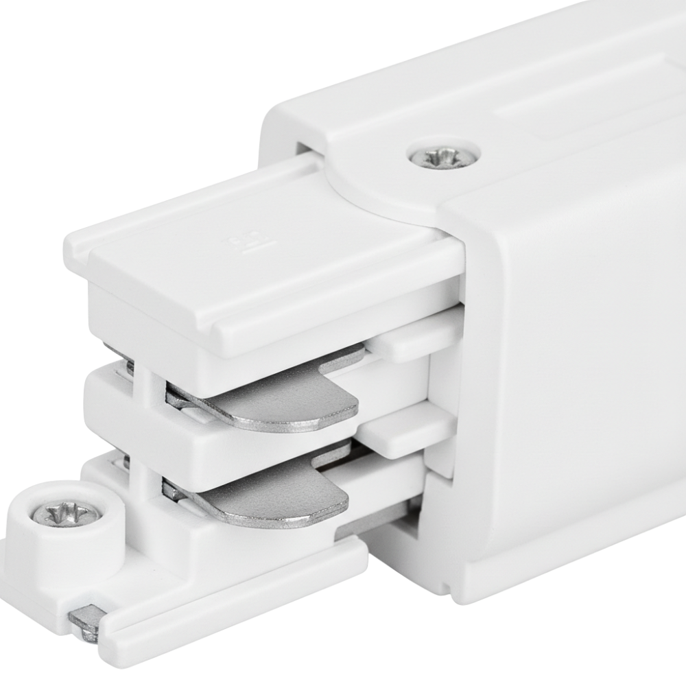 Middenvoeding 3-fase rails Wit