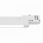 Witte 3-fase LED-lichtlijn (120 cm) met connector en montageklemmen aan het uiteinde