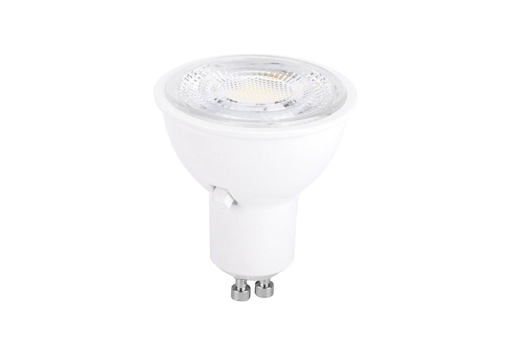 LED-lichtbron GU10 met glazen kap en metalen pinnen