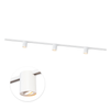 Track lighting set 300cm 3 Viror Orbit spotlights GU10 White