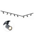 Focus III 400cm 8 Spots L-vorm GU10 Railverlichting Zwart