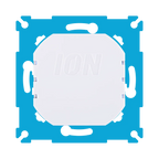 Witte ronde montagebasis met blauwe rand van de LED-dimmermodule