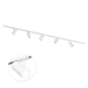 Track Lighting Set 200cm 5 Viror Mesh GU10 Spots White