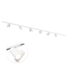 Track lighting set 400cm 6 Viror Duo spotlights GU10 White