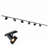 Track lighting set 400cm 6 Viror Duo spotlights GU10 Black
