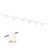 Track lighting set 400cm 6 Viror Orbit spotlights GU10 White