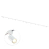 Focus III 800cm 12 spots I-vorm GU10 Éclairage sur rail Blanc