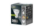 integral LED GU10 verpakking, dimbaar warmtone 1800–2700K, 345 lumen