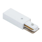Witte eindvoeding 1-fase met open contact en metalen klemmen