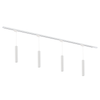 Focus III 200cm 4 GU10 pendant lights Track Lighting White