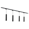 Focus III 200cm 4 GU10 pendant lights Track Lighting Black