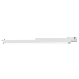 Witte lineaire LED-armatuur voor 3-fasen, 120 cm, met eindkap en montageprofiel