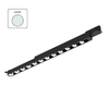 Réflecteur linéaire LED triphasé - 25 Watt - 4000K - Noir - 120 cm