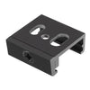 Ceiling clamp Black for 3-circuit track lighting