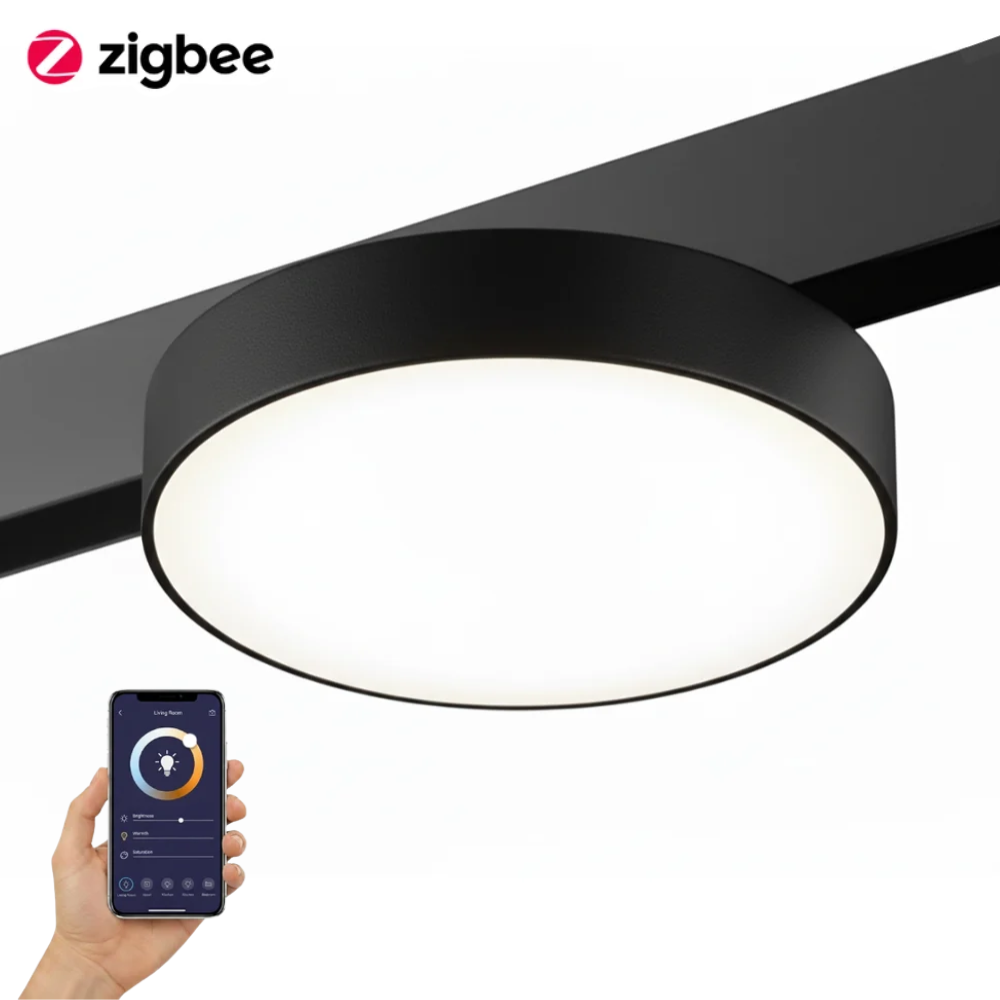 Orion - Plafonnier sur rail - Éclairage sur rail magnétique - 48V - Smart Zigbee