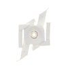 Suspension clip for 3-circuit track - White