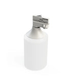 Witte 3-fase audio-adapter (tweede generatie) met cilinderbehuizing en aansluitkop