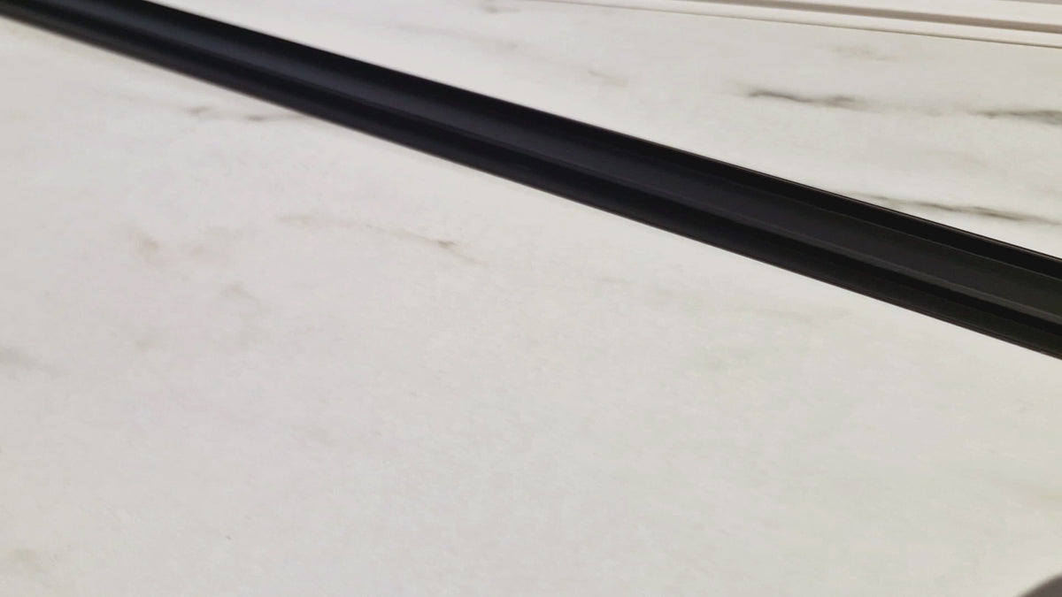 Afdekstrip 1 meter voor  1-fase - Wit