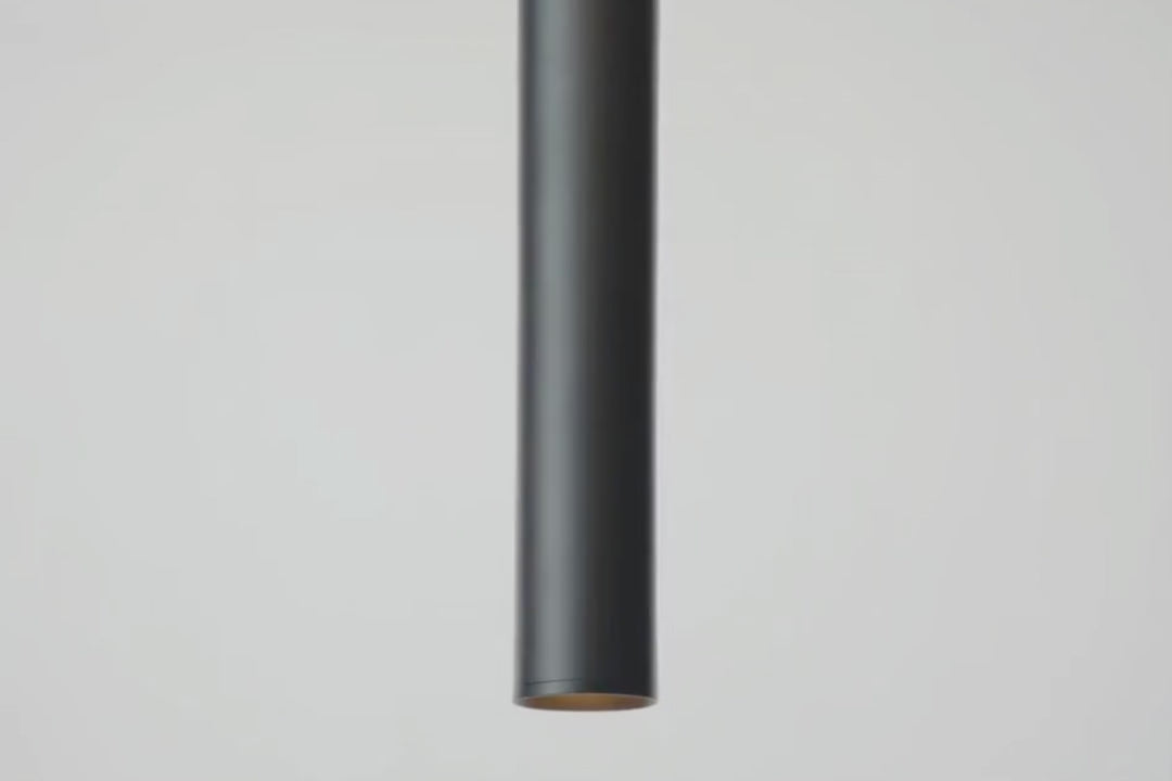 Focus Tube Hanglamp voor 1-fase rail  - GU10 - Zwart - Railverlichting