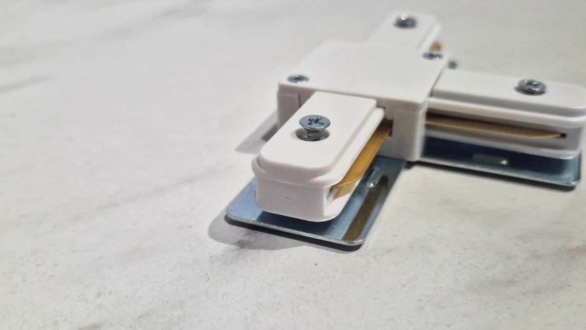 T-koppelstuk voor Focus 1-fase railverlichting - Wit